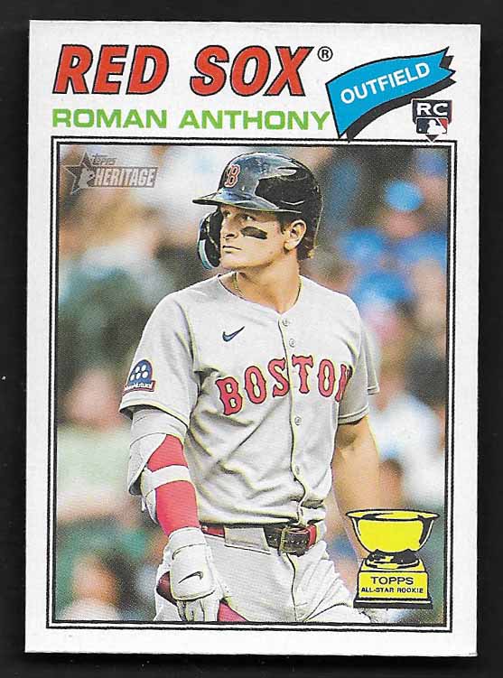 Anthony, Roman 2026 Topps Heritage #86 ROOKIE RED SOX