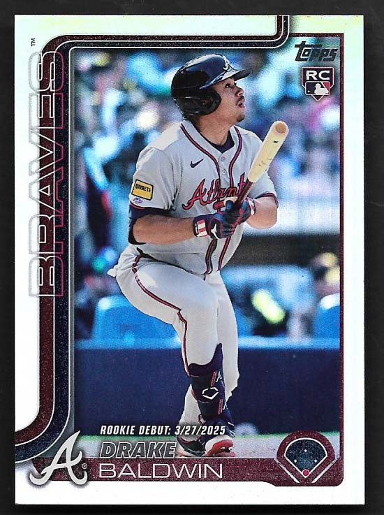 Baldwin, Drake 2025 Topps chrome rainbow #us113 ROOKIE BRAVES