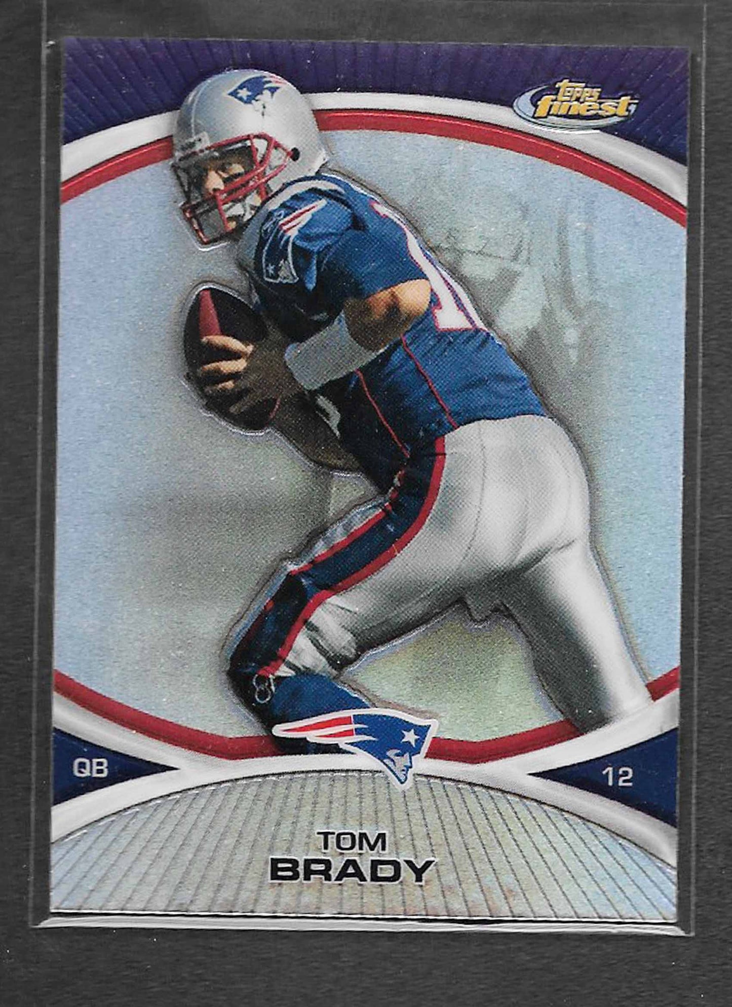 Brady, Tom 2010 Topps HOF finest refractor #40