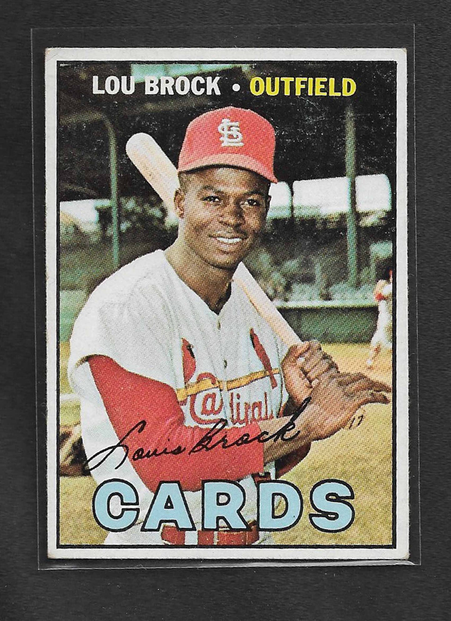 Brock, Lou 1967 Topps #285 CARDINALS CUBS