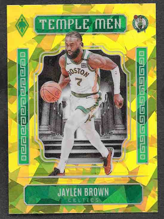 Brown, Jaylen 2023 Panini Phoenix Temple Men yellow 168/175 #20 CELTICS