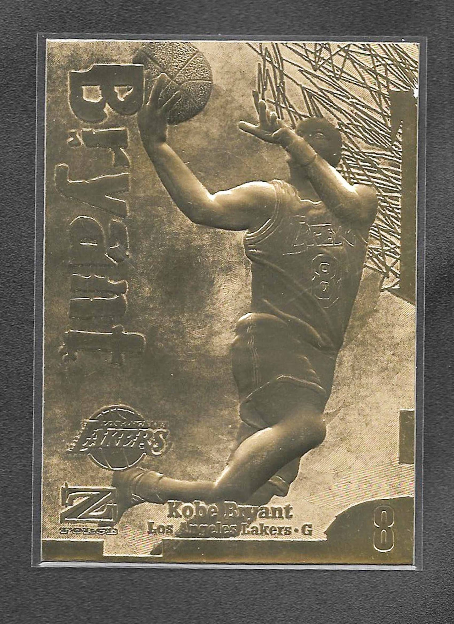 Bryant, Kobe 1997 Skybox z force 23kt gold #214
