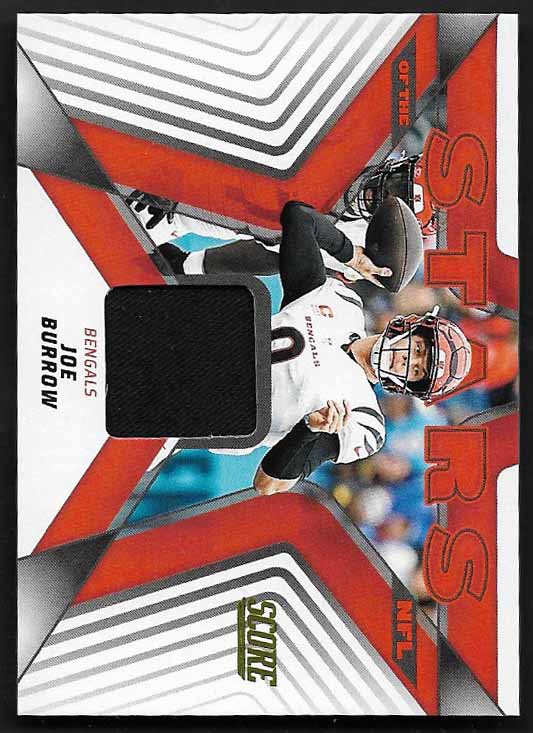 Burrow, Joe 2025 Score Stars of NFL jersey #snjjbw BENGALS