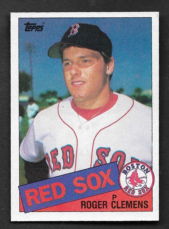 Clemens, Roger 1985 Topps 181 ROOKIE RED SOX YANKEES ASTROS BLUE JAYS