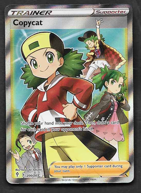 Copycat 2021 evolution skies ultra rare #200/203