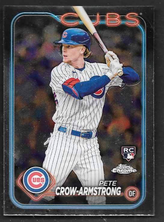 Crow-Armstrong, Pete 2024 Topps Chrome #16 ROOKIE CUBS