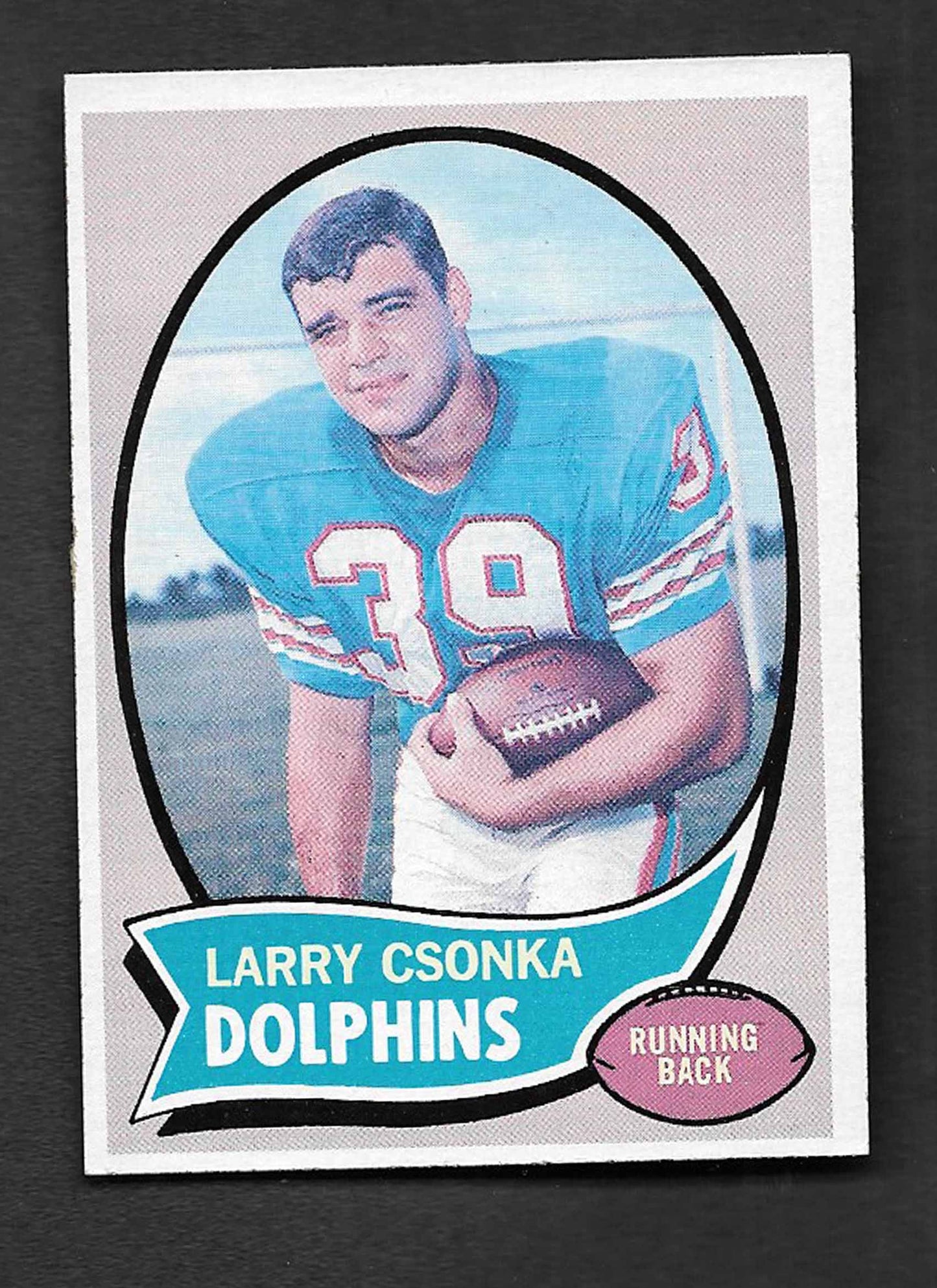 Csonka, Larry 1970 Topps HOF faded #162