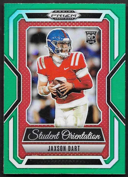 Dart, Jaxson 2025 Elite student orientation green #9 ROOKIE GIANTS