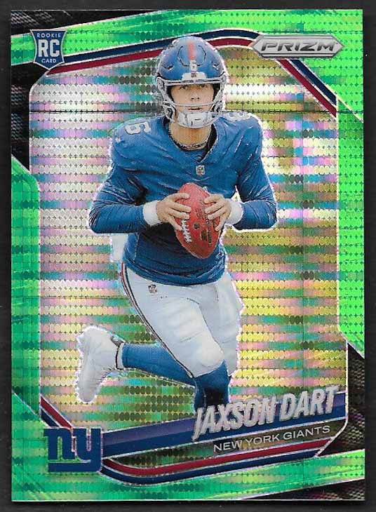 Dart, Jaxson 2025 Prizm neon green #332 ROOKIE GIANTS