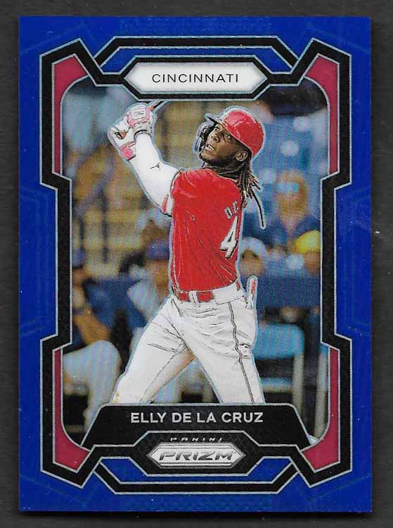 De la Cruz, Elly 2024 Prizm blue 39/199 #192 ROOKIE REDS