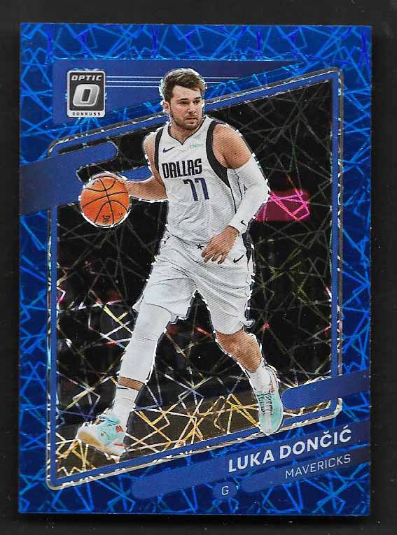 Doncic, Luka 2021 Optic blue velocity #101 Mavericks Lakers