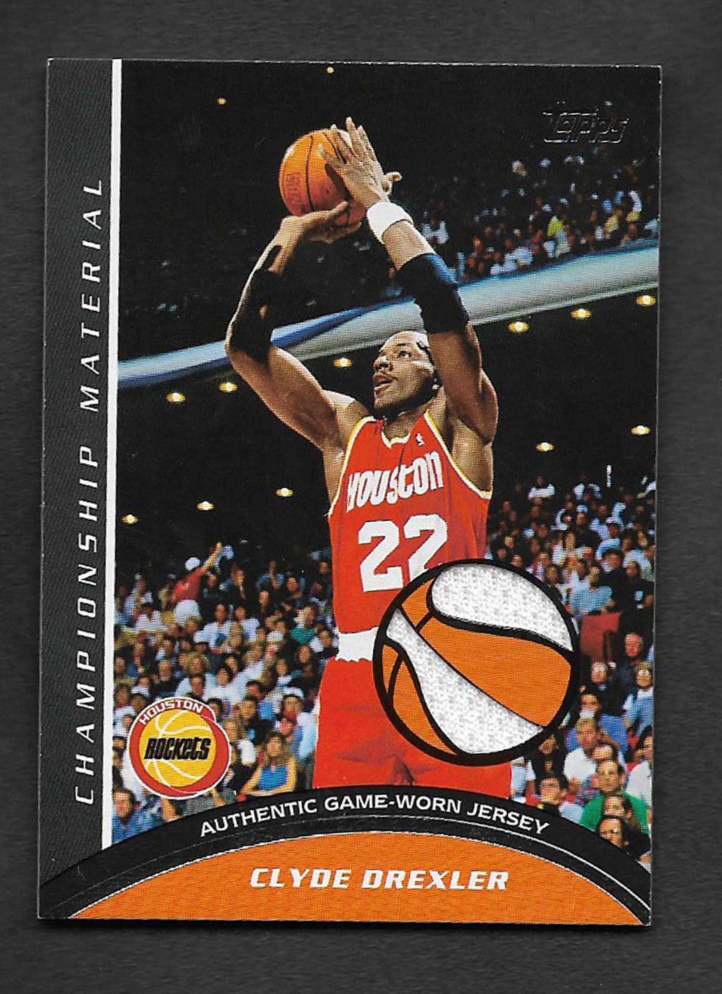 Drexler, Clyde 2009 Topps championship material jersey #cmcd