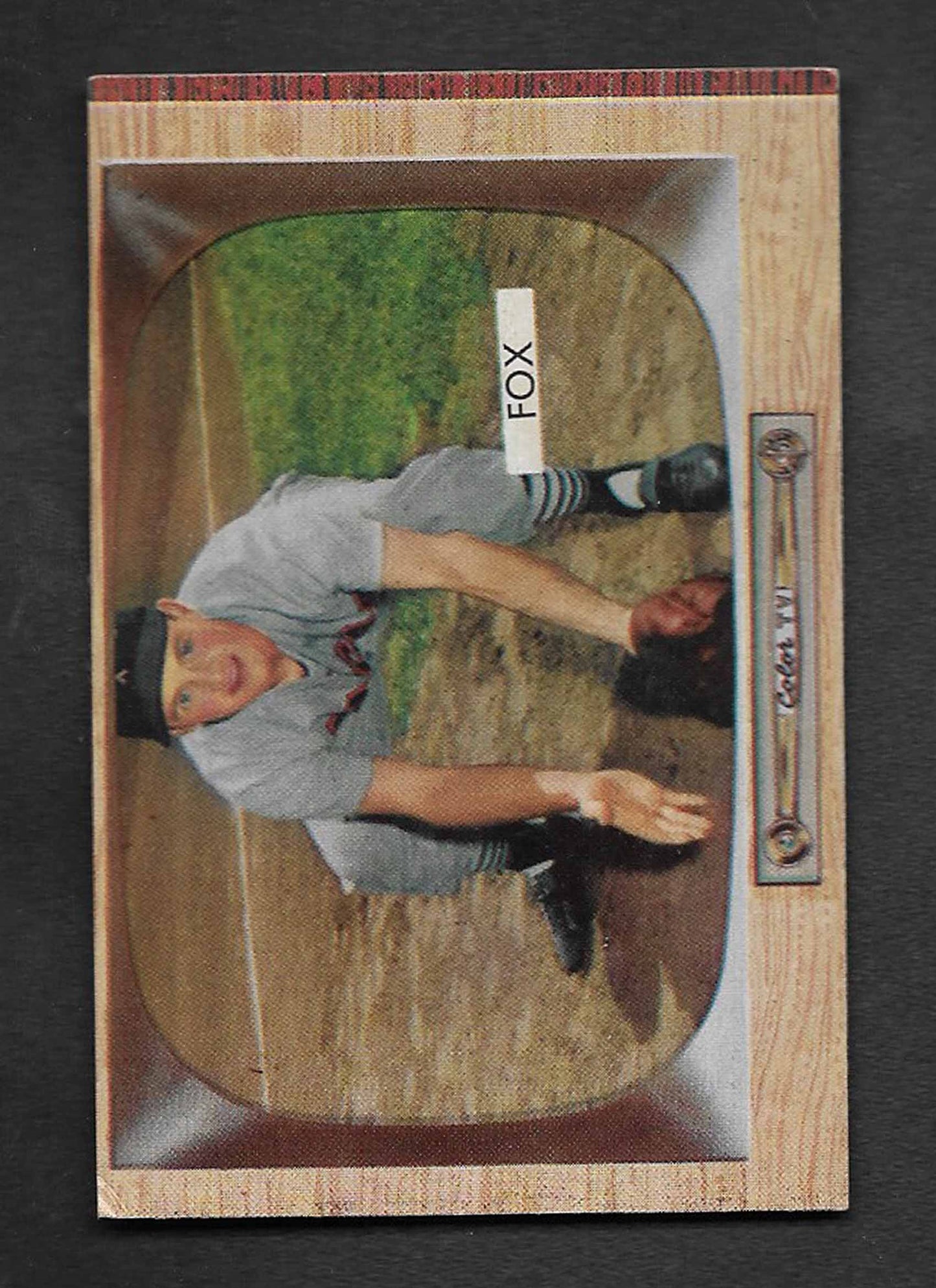 Fox, Nellie 1955 Bowman color tv #33 WHITE SOX