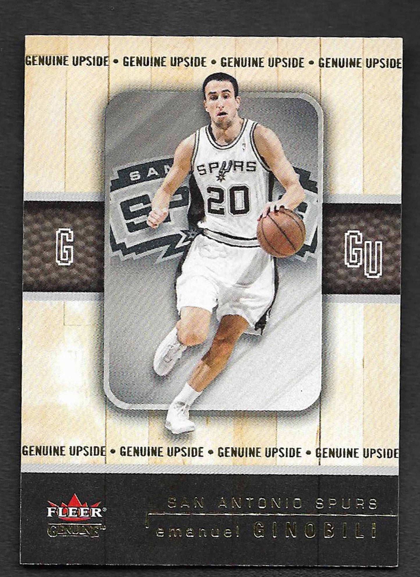 Ginobili, Manu (Emanuel) 2002 Fleer Upside 1333/2002 #129