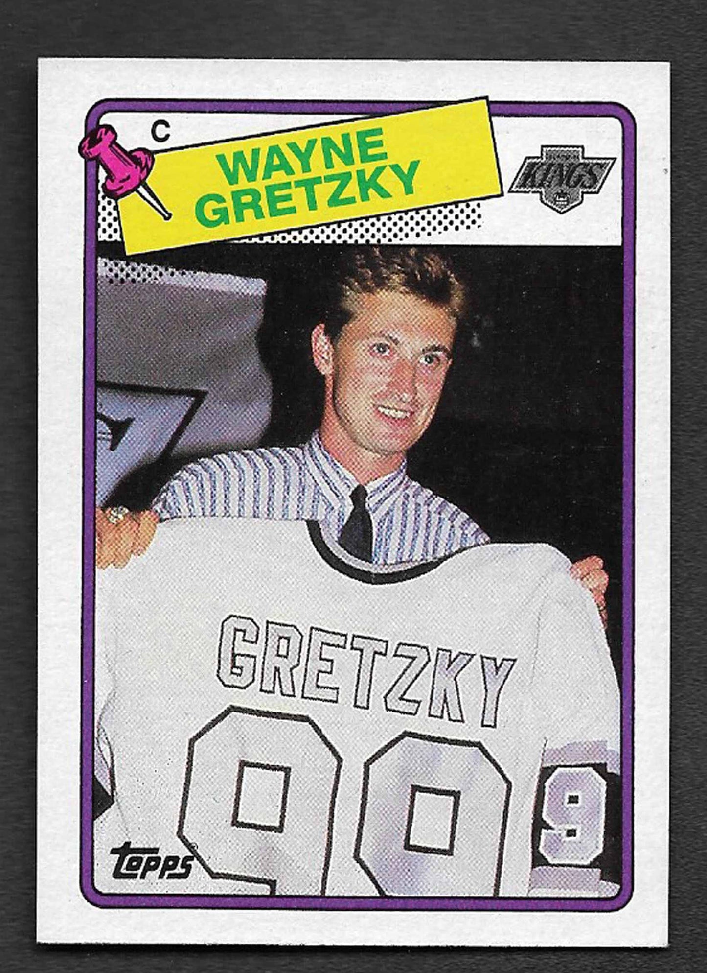 Gretzky, Wayne 1988 Topps #120 OILERS RANGERS KINGS