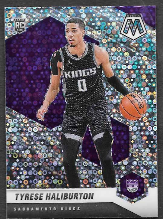 Haliburton, Tyrese 2020 Panini Mosaic fast break #204 ROOKIE PACERS