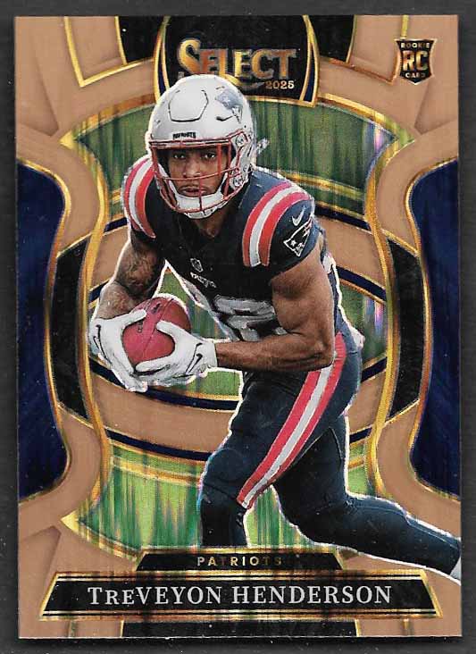 Henderson, Treveyon 2025 Select copper 778/899 #78 ROOKIE PATRIOTS