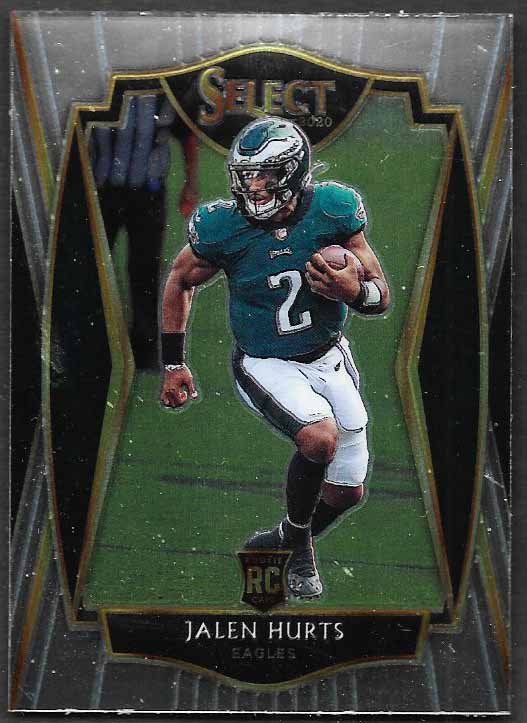 Hurts, Jalen 2020 Select premier #150 ROOKIE SOONERS EAGLES