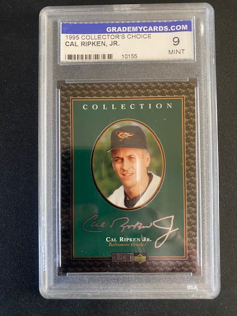 Ripken, Cal Jr. 1995 collector's choice graded 9 #85 ORIOLES