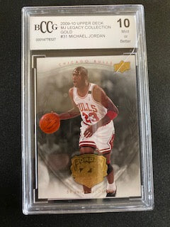 Jordan, Michael 2009 Upper Deck MJ legacy collection BCCG 10 #31 BULLS