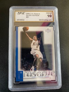 Iverson, Allen 2000 Upper Deck Reserve MINT 10 #61 SIXERS