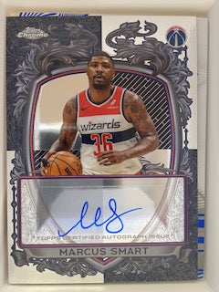 Smart, Marcus 2025 Topps Chrome autograph #ssms COWBOYS LAKERS CELTICS GRIZZLIES WIZARDS
