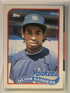 Sanders, Deion 1989 Topps Traded 110t ROOKIE BRAVES YANKEES 49ERS COWBOYS FALCONS