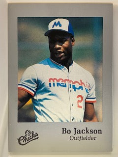 Jackson, Bo 1986 Time Out Memphis Chicks ROOKIE ROYALS RAIDERS