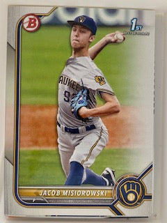 Misiorowski, Jacob 2023 Bowman 1st #bd132 ROOKIE BREWERS