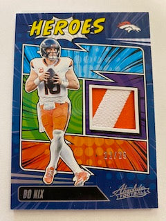 Nix, Bo 2025 Absolute Heroes jersey ahmbnx BRONCOS