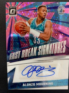 Mourninn, Alonzo 2024 Optic fast break signatures auto 22/25 #fbsmou HORNETS HEAT