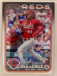 De la Cruz, Elly 2024 Topps Chrome Update #usc150 ROOKIE REDS