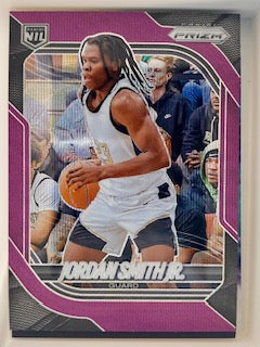 Smith, Jordan Jr. 2025 Prizm purpl NIL #97 ROOKIE RAZORBACKS