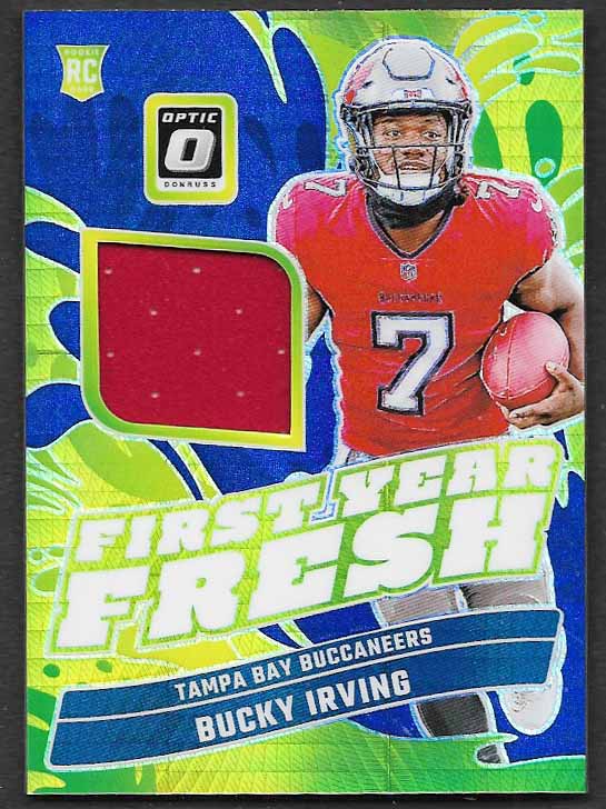 Irving, Bucky 2024 Donruss Optic first year fresh patch #fyf-big ROOKIE BUCCANEERS