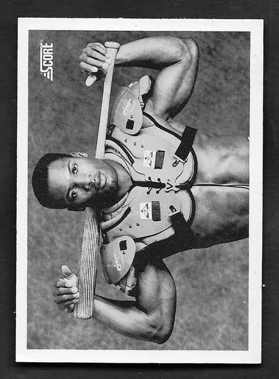 Jackson, Bo 1990 Score "Bo Knows" #697 RAIDERS ROYALS