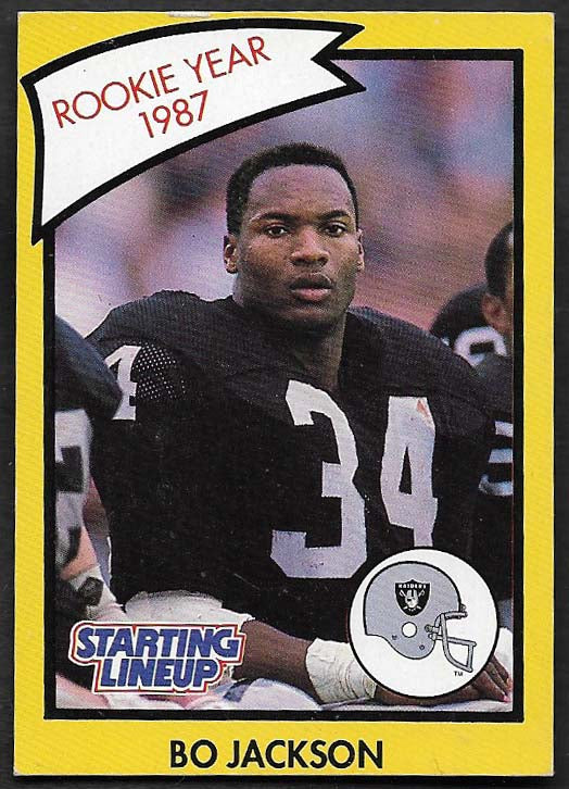 Jackson, Bo 1990 Starting Lineup yellow RAIDERS