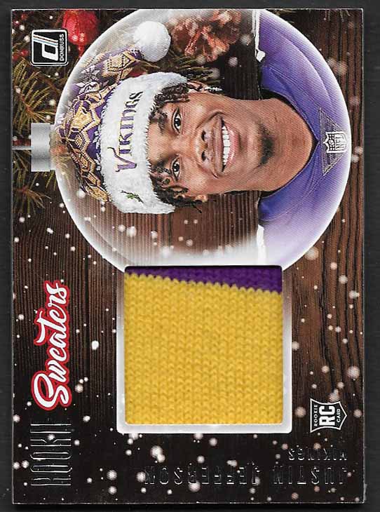 Jefferson, Justin 2020 Donruss Rookie Sweaters #swjj ROOKIE VIKINGS
