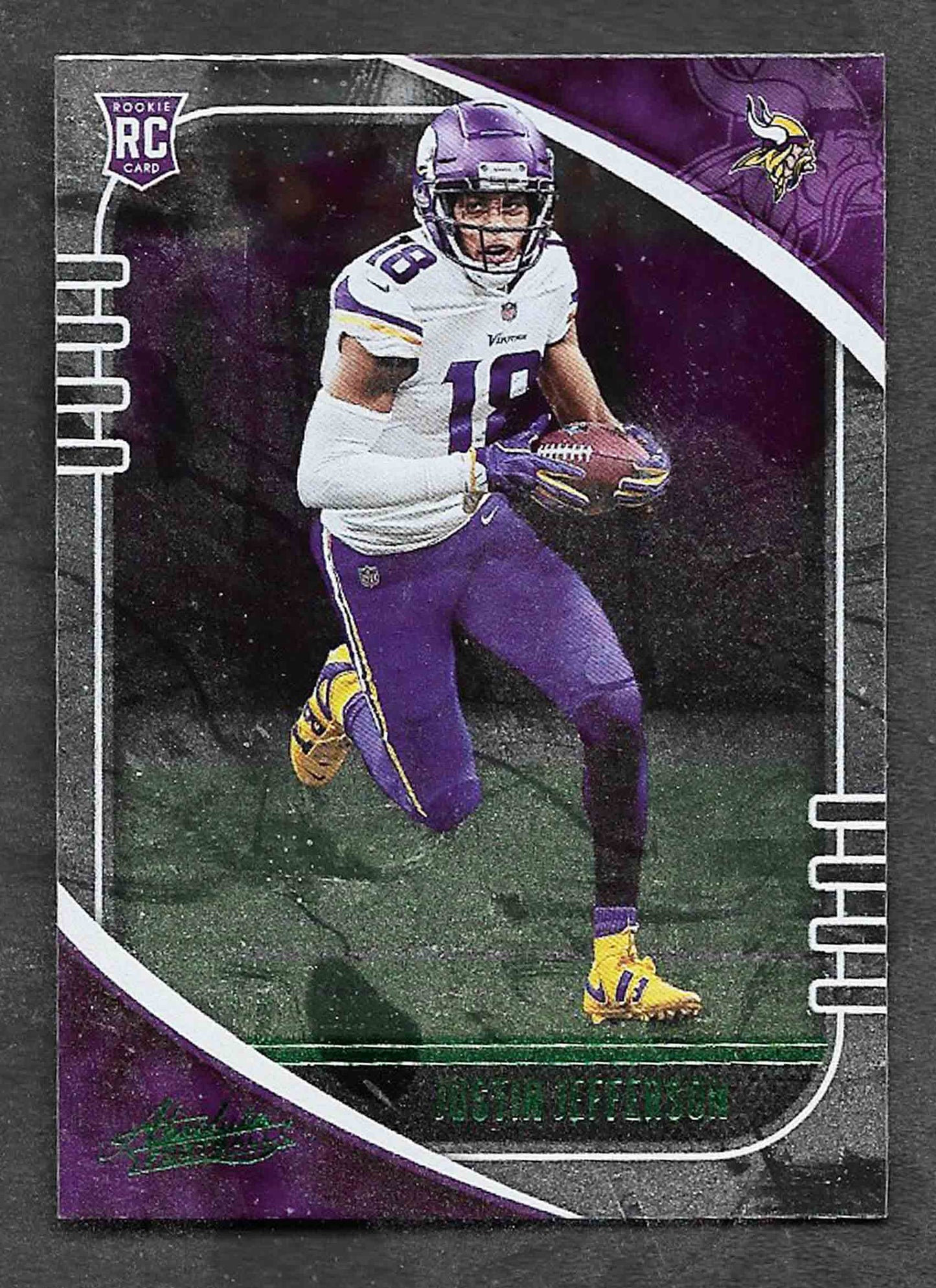 Jefferson, Justin 2020 Absolute green #168 ROOKIE VIKINGS