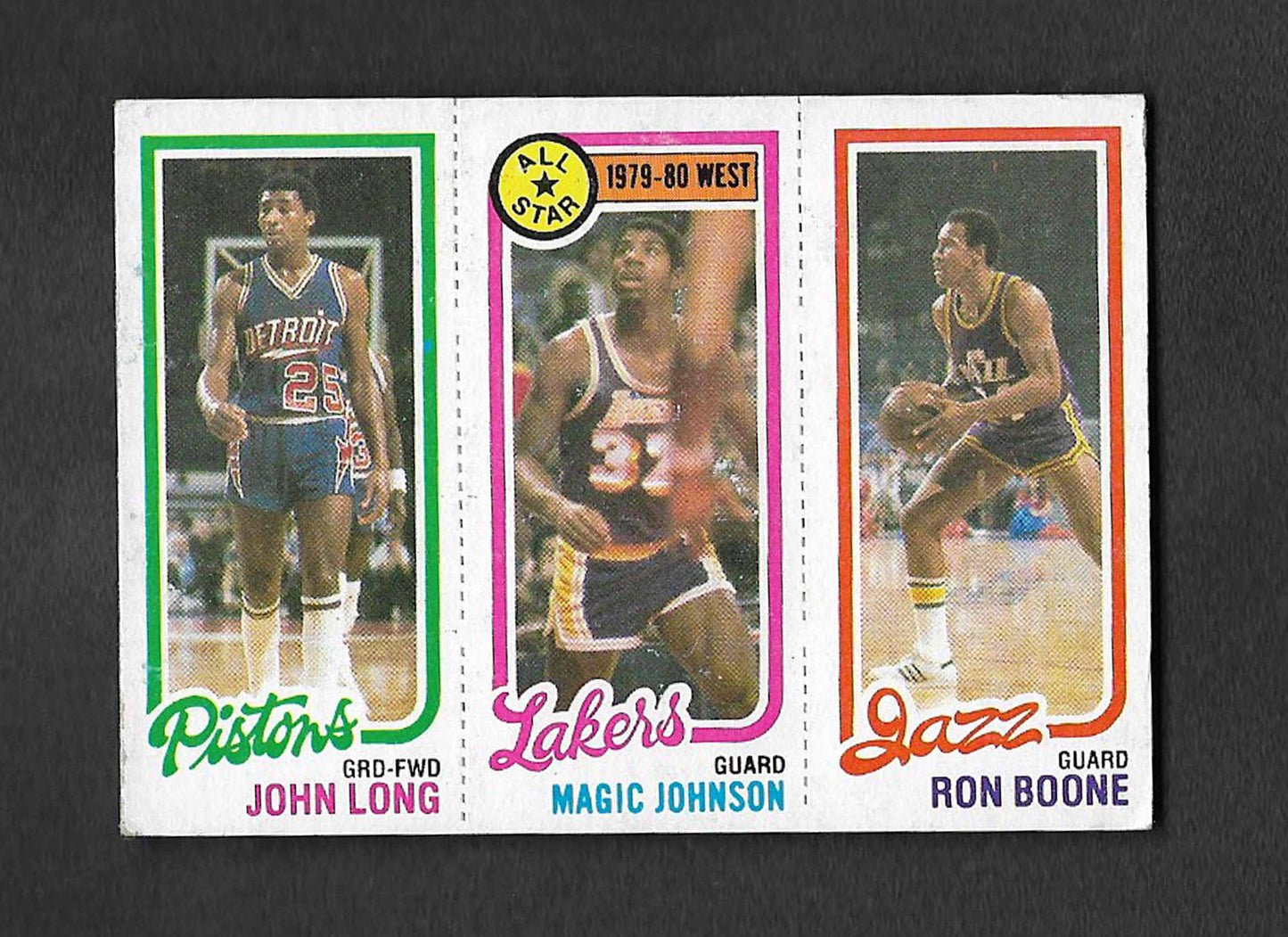 Johnson, Magic 1980 Topps long boone #18