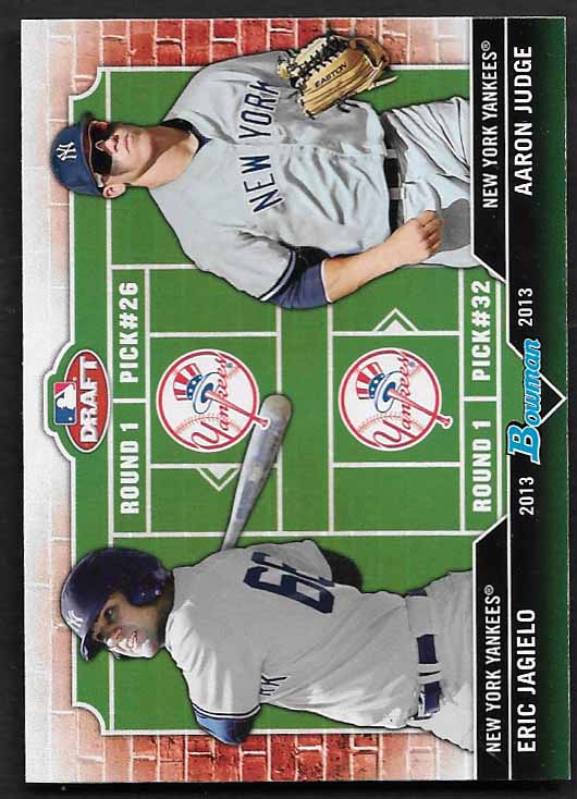 Judge, Aaron 2013 Bowman draft picks Jagielo #ddjj ROOKIE YANKEES