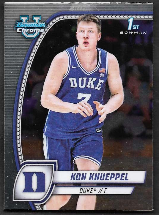 Knueppel, Kon 2024 Bowman Chrome #48 ROOKIE HORNETS