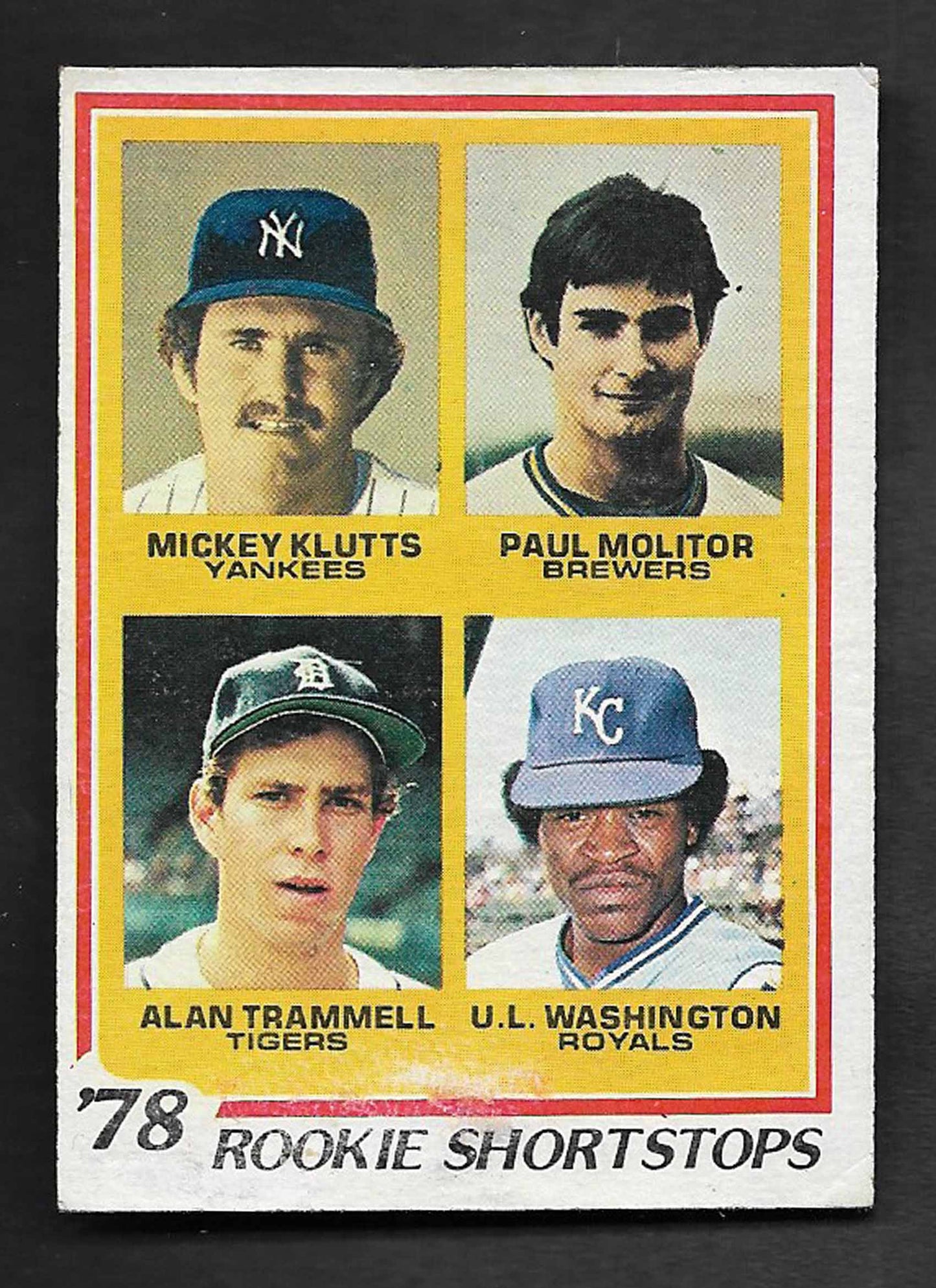 Molitor, Paul 1978 Topps HOF #707