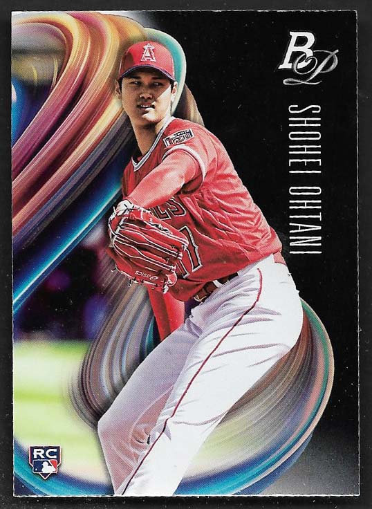 Ohtani, Shohei 2018 Bowman platinum #34 ROOKIE ANGELS DODGERS