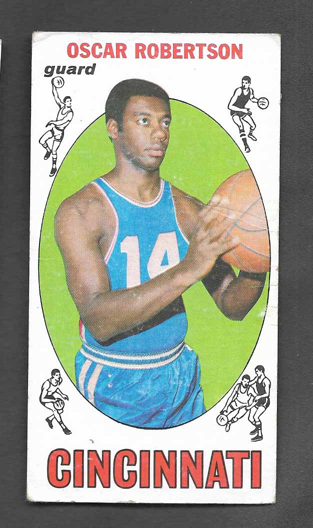 Robertson, Oscar 1969 Topps priced at low beckett #50