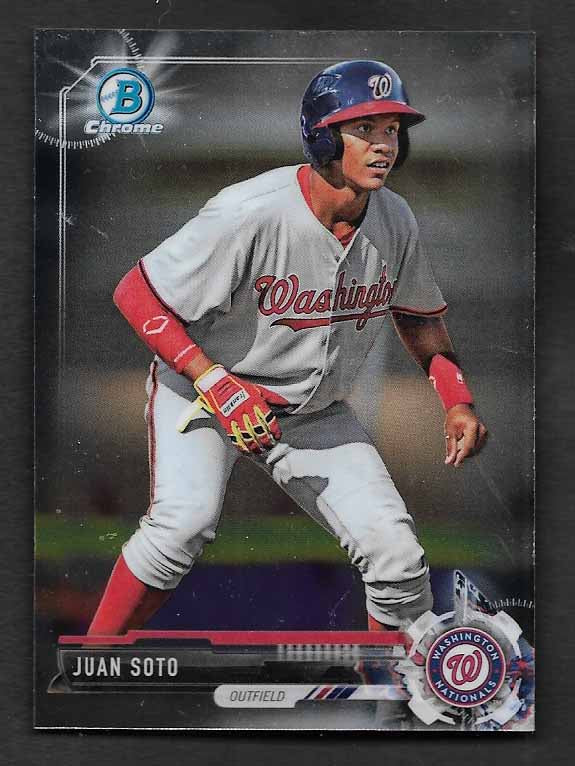 Soto, Juan 2017 Bowman Chrome #bdc162 ROOKIE METS PADRES NATIONALS
