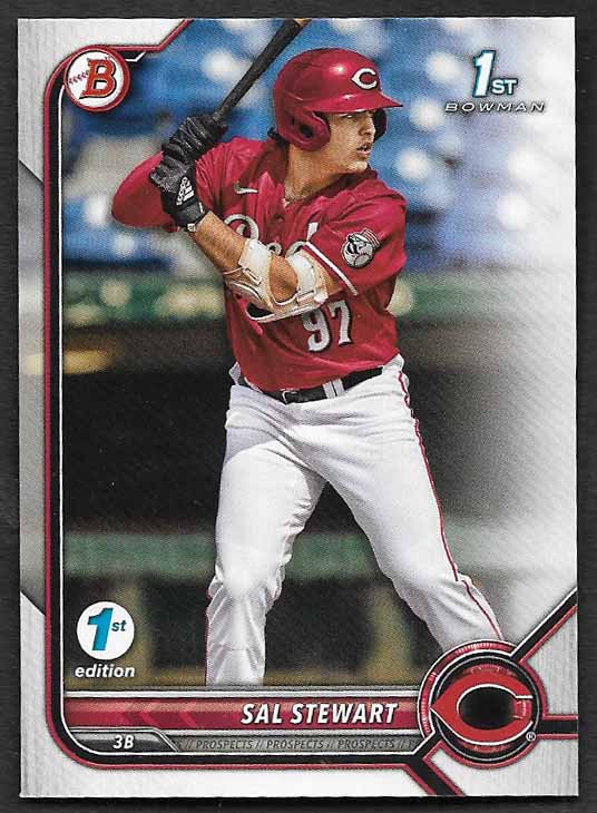 Stewart, Sal 2023 Bowman draft 1st edition #bd122 ROOKIE REDS