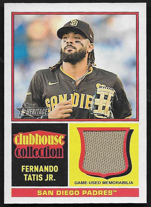 Tatis, Fernando Jr. 2025 Topps Heritage Clubhouse collection jersey #ccrft PADRES