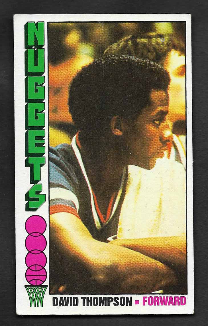 Thompson, David 1976 Topps 110 ROOKIE NUGGETS