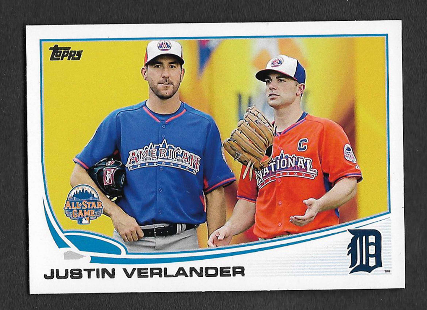 Verlander, Justin 2013 Topps variation #us134 TIGERS ASTROS