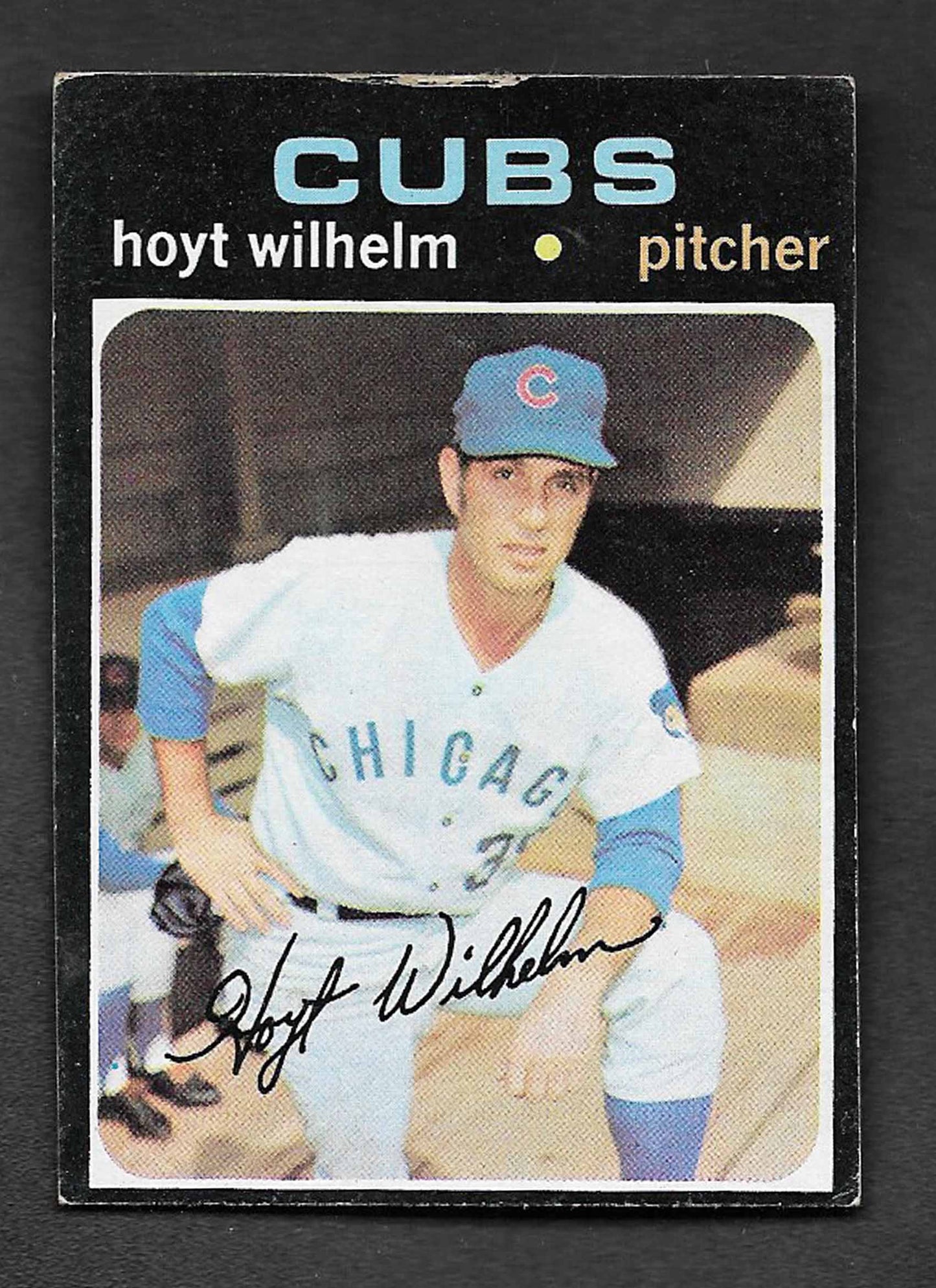 Wilhelm, Hoyt 1971 Topps HOF